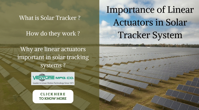 Linear Actuators in solar tracker