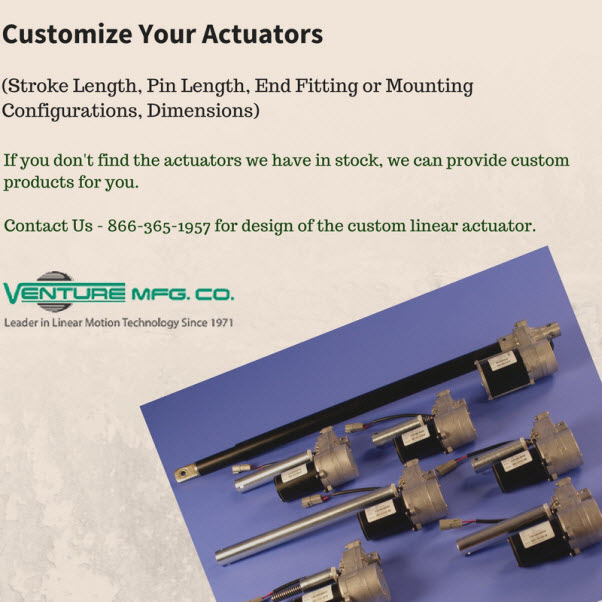 customize your linear actuator