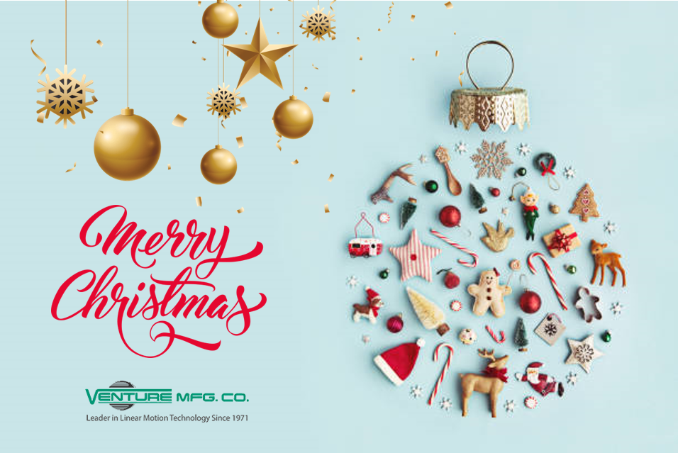 Venture Mfg Co. wishes You a Merry Christmas & a Happy New Year