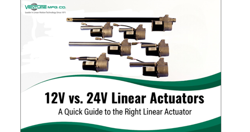 12v vs 24v dc linear actuator